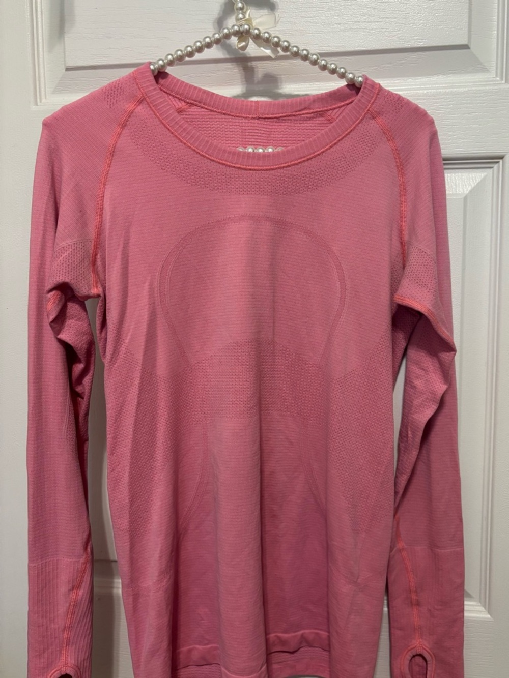 lululemon athletica Pink Long Sleeve Seamless Top